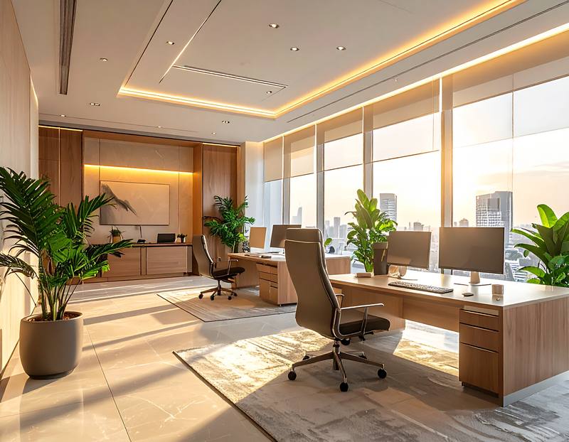 Hochwertiges Lichtkonzept